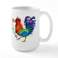thumbnail image 1 of CafePress - De Colores Rooster Mugs - 15 oz Ceramic Large White Novelty Mug, 1 of 6