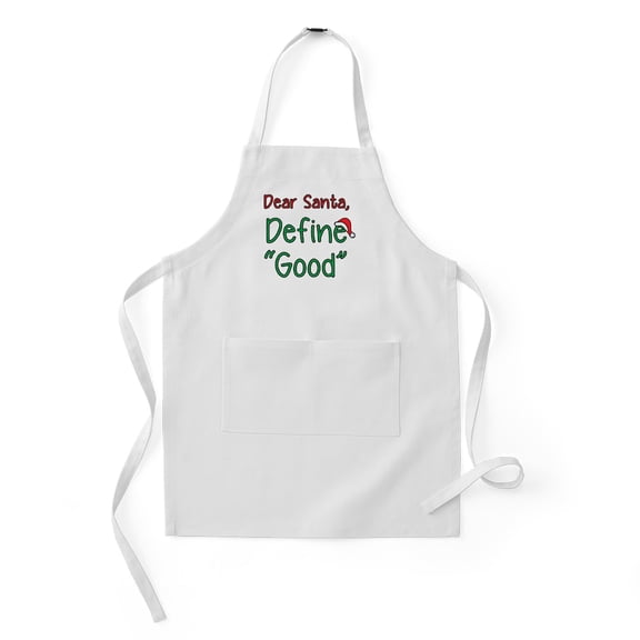 CafePress - Dear Santa, Define Good - Kids Apron