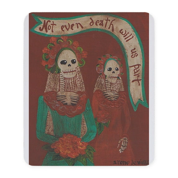 CafePress - Death Do Us Part Mousepad - Non-slip Rubber Mousepad, Gaming Mouse Pad