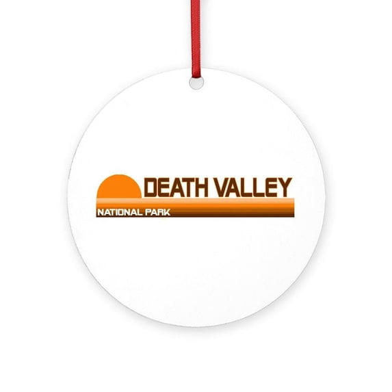 CafePress - Death Valley National Park - Round Wood Ornament 4"