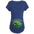 thumbnail image 1 of CafePress - December Due Date Belly Print Turtle Maternity Dar - Maternity Dark T-Shirt, 1 of 3