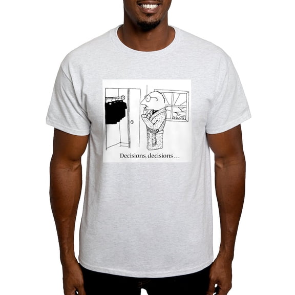 CafePress - Decisions Light T Shirt - Men's Classic Graphic T-Shirt