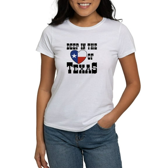 CafePress - Deep In The Heart Of Texas Women's T Shirt - Women's Classic T-Shirt
