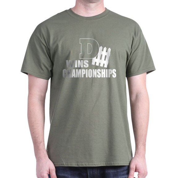 CafePress - Defence Wins Championships Dark T Shirt - Men's Classic Graphic Cotton T-Shirt