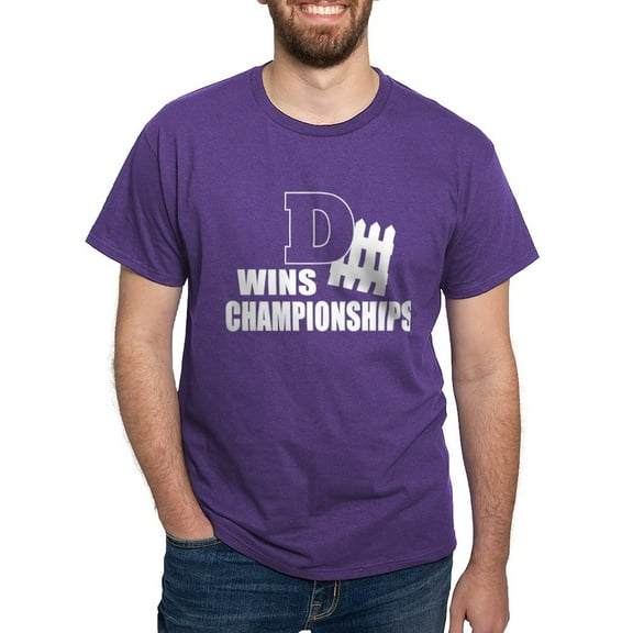 CafePress - Defence Wins Championships Dark T Shirt - Men's Classic Graphic Cotton T-Shirt