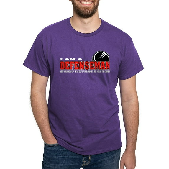 CafePress - Defenseman Dark T Shirt - Men's Classic Graphic Cotton T-Shirt