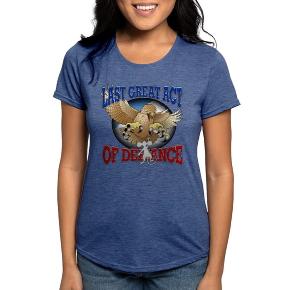 CafePress - Defiance_D_Rwb T Shirt - Womens Tri-blend T-Shirt