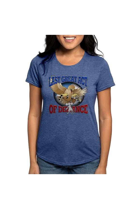 - Defiance_D_Rwb T Shirt - Womens Tri-blend T-Shirt