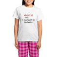 thumbnail image 1 of CafePress - Definition Of A Violin Women's Light Pajamas - Women's Short Sleeve Print T-Shirt and Pants Light Cotton Pajama Set, 1 of 7