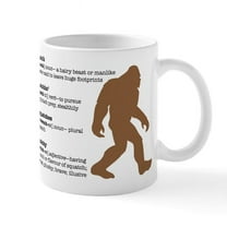 CafePress - Definition Of Bigfoot Mug - 11 oz Ceramic Mug - Novelty Coffee Tea Cup