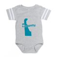 thumbnail image 1 of CafePress - Delaware - Cute Infant Baby Football Bodysuit, 1 of 3