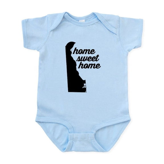 CafePress - Delaware Home Sweet Home Baby Light Bodysuit - Baby Light Bodysuit, Size Newborn - 24 Months