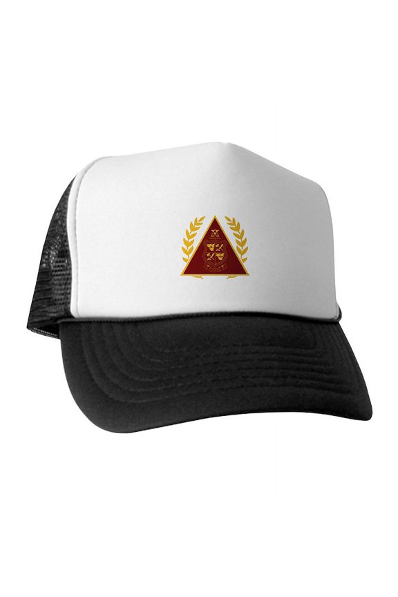 - Delta Chi Alumni Pin - Adjustable Unisex Printed Trucker Hat with Mesh Back