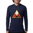 thumbnail image 1 of CafePress - Delta Chi Associate Member Pin Long Sleeve T Shirt - Mens Hooded Shirt, 1 of 3