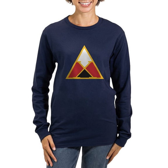 CafePress - Delta Chi Associate Member Pin Long Sleeve T Shirt - Women's Long Sleeve Graphic Tee Casual Fit