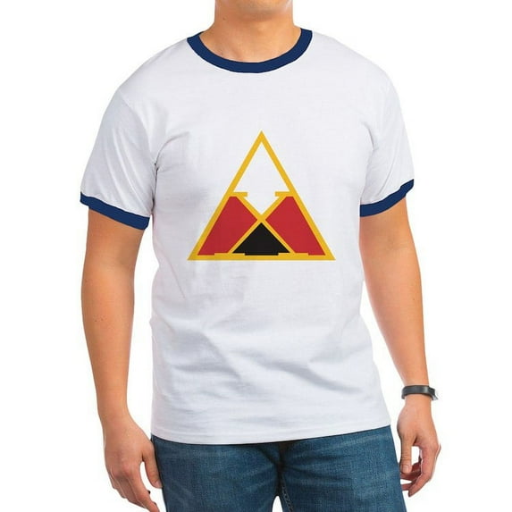 CafePress - Delta Chi Associate Member Pin T Shirt - 100% Cotton Ringed T-Shirt