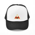thumbnail image 1 of CafePress - Delta Chi Associate Member Pin - Adjustable Unisex Printed Trucker Hat with Mesh Back, 1 of 8
