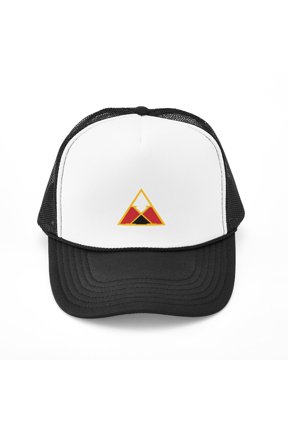 - Delta Chi Associate Member Pin - Adjustable Unisex Printed Trucker Hat with Mesh Back