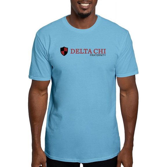 CafePress - Delta Chi Black And Red Fraternity Logo T Shirt - Fitted T-Shirt, Vintage Fit Soft Cotton Tee
