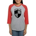thumbnail image 1 of CafePress - Delta Chi Black Icon Long Sleeve T Shirt - Womens Baseball Tee, 1 of 4