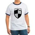thumbnail image 1 of CafePress - Delta Chi Black Icon T Shirt - 100% Cotton Ringed T-Shirt, 1 of 4