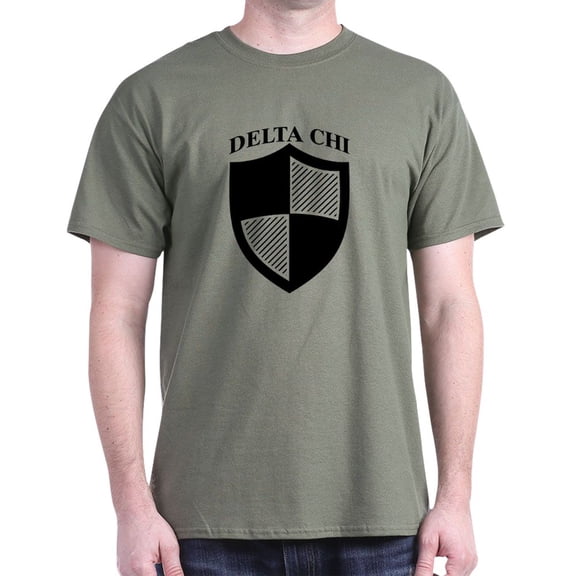 CafePress - Delta Chi Black Icon T Shirt - Men's Classic Graphic Cotton T-Shirt