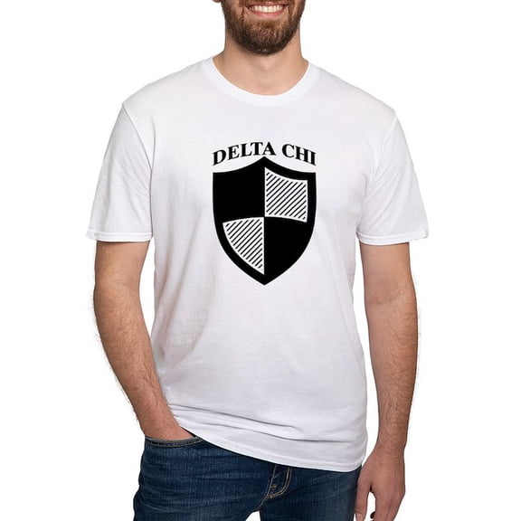 CafePress - Delta Chi Black Icon T Shirt - Fitted T-Shirt, Vintage Fit Soft Cotton Tee