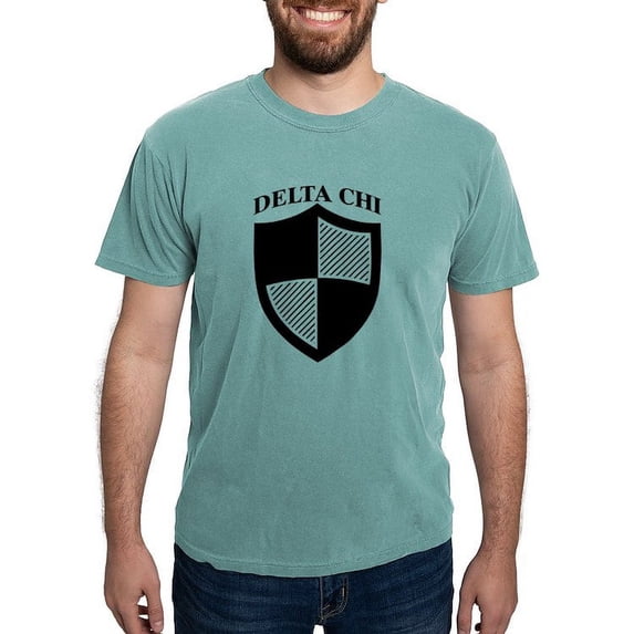 CafePress - Delta Chi Black Icon T Shirt - Mens Comfort Colors Shirt