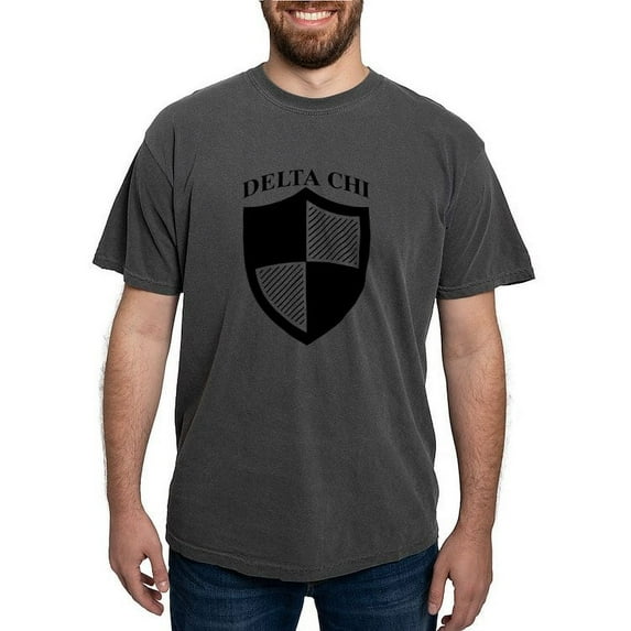 CafePress - Delta Chi Black Icon T Shirt - Mens Comfort Colors Shirt
