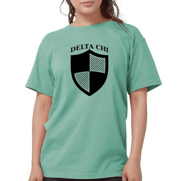 CafePress - Delta Chi Black Icon T Shirt - Womens Comfort Colors® Shirt