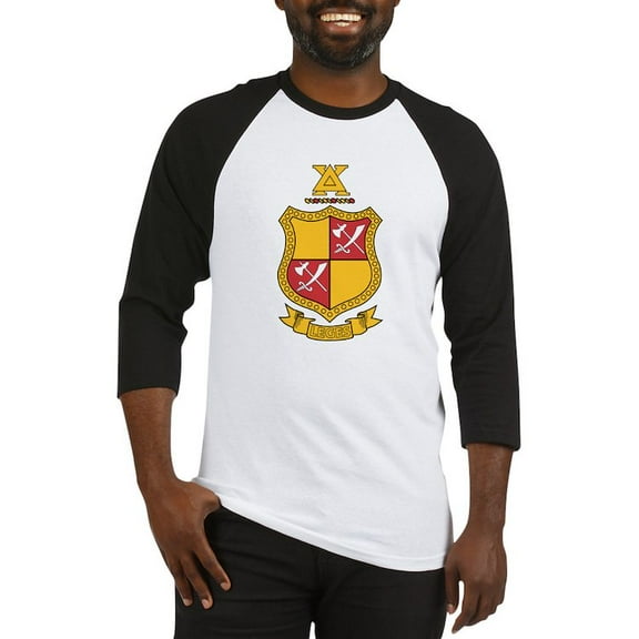 CafePress - Delta Chi Coat Of Arms Baseball Jersey - Cotton Baseball Jersey, 3/4 Raglan Sleeve Shirt