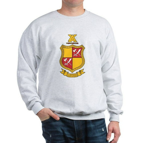 CafePress - Delta Chi Coat Of Arms Sweatshirt - Crew Neck Sweatshirt