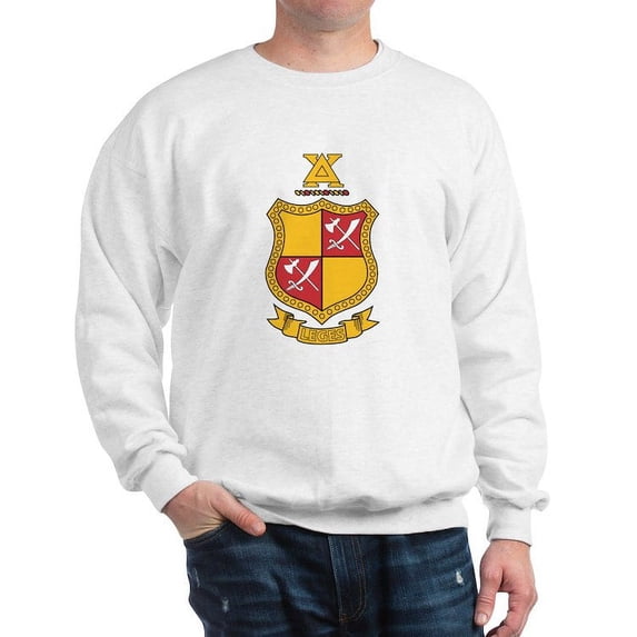 CafePress - Delta Chi Coat Of Arms Sweatshirt - Crew Neck Sweatshirt