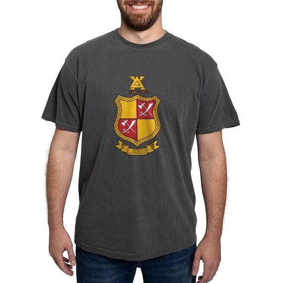 CafePress - Delta Chi Coat Of Arms T Shirt - Mens Comfort Colors Shirt