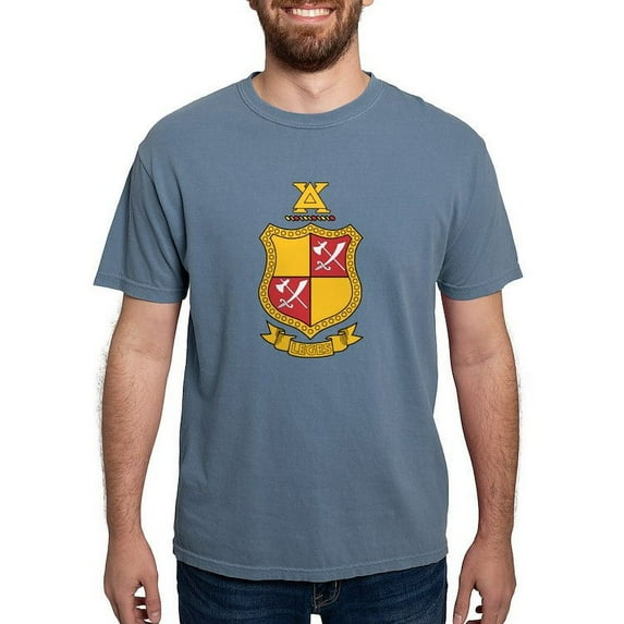 CafePress - Delta Chi Coat Of Arms T Shirt - Mens Comfort Colors Shirt
