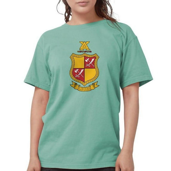 CafePress - Delta Chi Coat Of Arms T Shirt - Womens Comfort Colors® Shirt