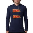 thumbnail image 1 of CafePress - Delta Chi Flag Long Sleeve T Shirt - Mens Hooded Shirt, 1 of 3