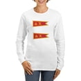 thumbnail image 1 of CafePress - Delta Chi Flag Long Sleeve T Shirt - Women's Long Sleeve Graphic Casual T-Shirt, 1 of 4