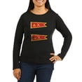 thumbnail image 1 of CafePress - Delta Chi Flag Long Sleeve T Shirt - Women's Long Sleeve Graphic Tee Casual Fit, 1 of 4