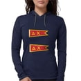 thumbnail image 1 of CafePress - Delta Chi Flag Long Sleeve T Shirt - Womens Hooded Shirt, 1 of 3