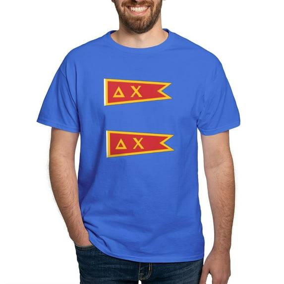 CafePress - Delta Chi Flag T Shirt - Men's Classic Graphic Cotton T-Shirt