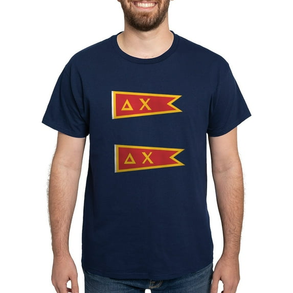 CafePress - Delta Chi Flag T Shirt - Men's Classic Graphic Cotton T-Shirt
