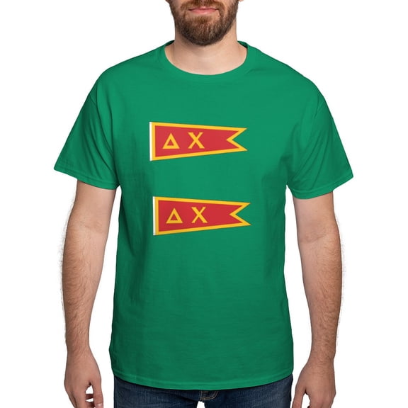 CafePress - Delta Chi Flag T Shirt - Men's Classic Graphic Cotton T-Shirt