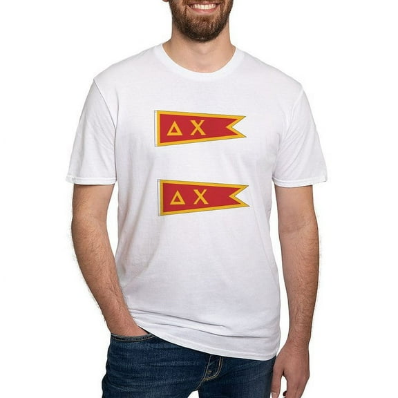 CafePress - Delta Chi Flag T Shirt - Fitted T-Shirt, Vintage Fit Soft Cotton Tee