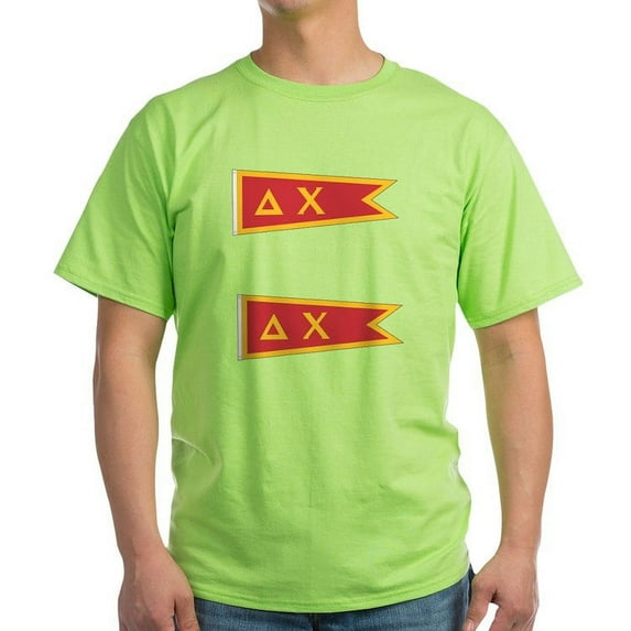 CafePress - Delta Chi Flag T Shirt - Light T-Shirt - CP