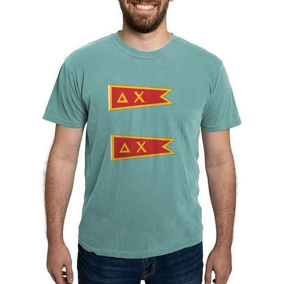 CafePress - Delta Chi Flag T Shirt - Mens Comfort Colors Shirt