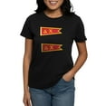thumbnail image 1 of CafePress - Delta Chi Flag T Shirt - Women's Traditional Fit Dark T-Shirt, 1 of 4