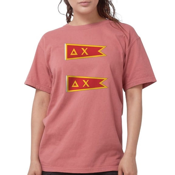 CafePress - Delta Chi Flag T Shirt - Womens Comfort Colors® Shirt