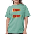 thumbnail image 1 of CafePress - Delta Chi Flag T Shirt - Womens Comfort Colors® Shirt, 1 of 4