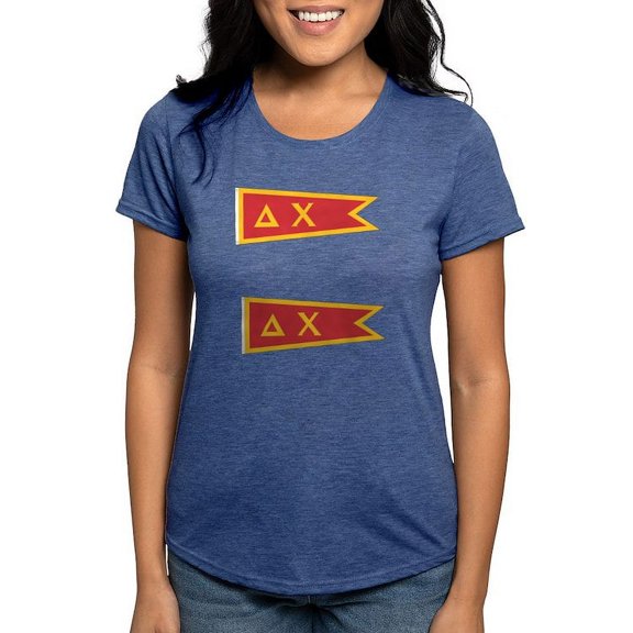 CafePress - Delta Chi Flag T Shirt - Womens Tri-blend T-Shirt